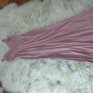 Maxi dress pale pink